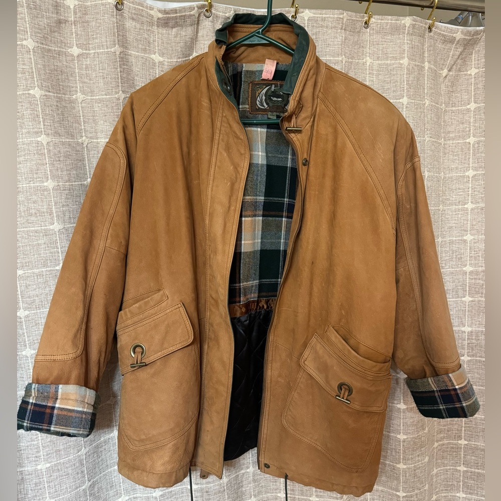 G-III Leather Jacket with Flannel